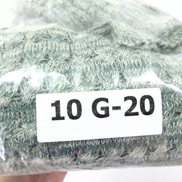 Sparrow Sweater Mohair Merino Wool Cashmere Size Large Mossy Green Open Knit - Picture 14 of 14